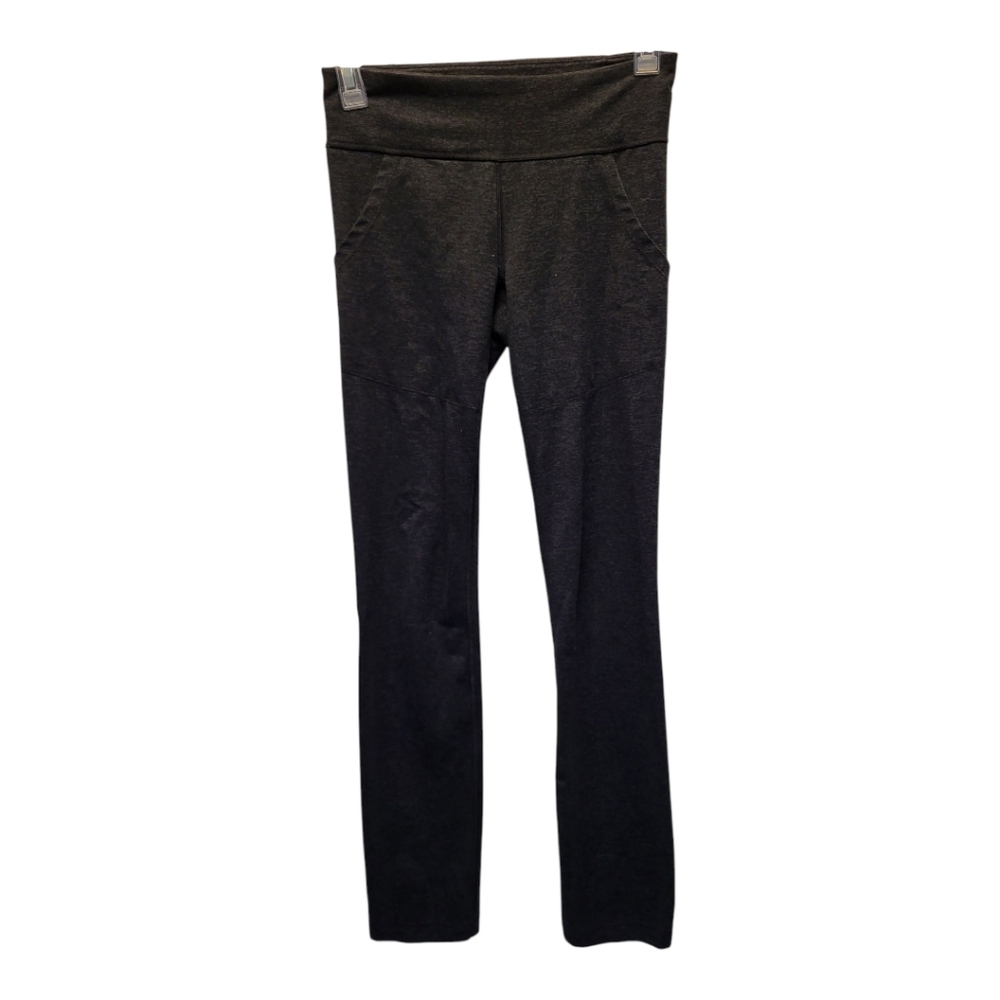 Under Armour Sleek Heathered Charcoal Gray Workout Leggings - Size S